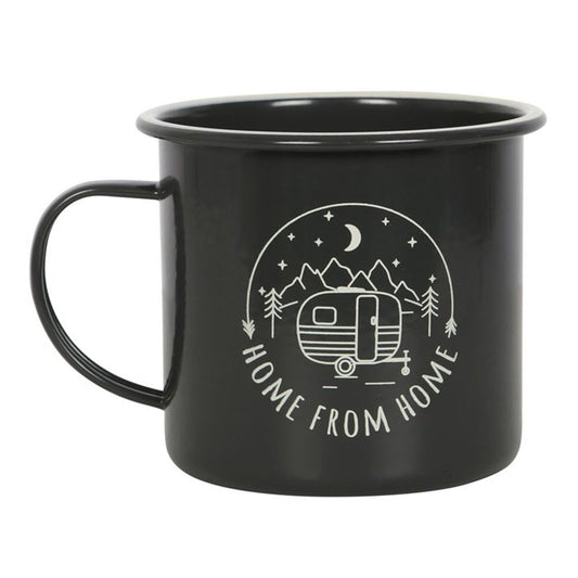 Home from Home Enamel Camping Mug