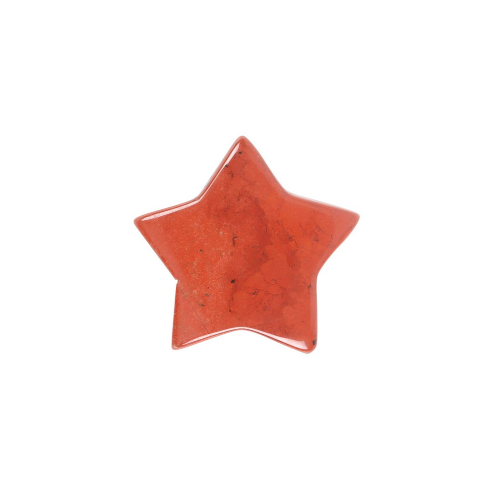 Red Jasper Crystal Star in a Bag