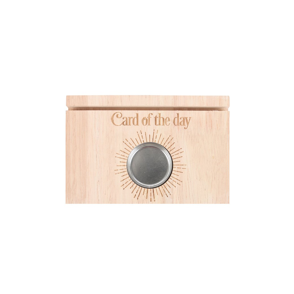 Natural Card of the Day Tarot Card Stand Tealight Holder