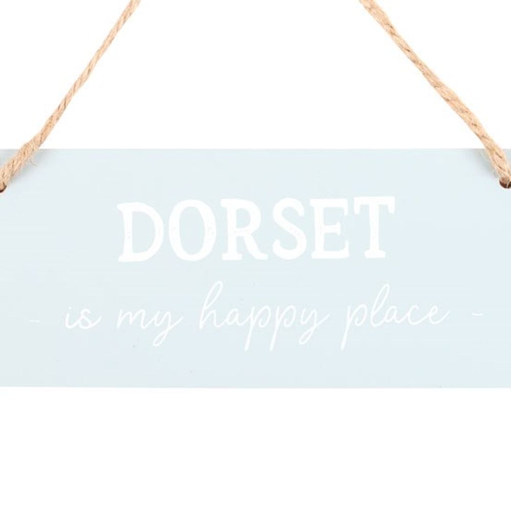 Dorset is My Happy Place Hanging Sign